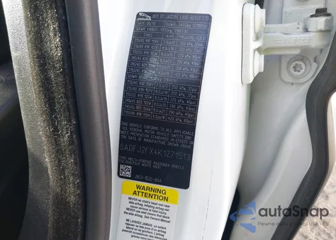 2019 Jaguar E-Pace S из США, поврежденный, VIN SADFJ2FX4K1Z71513